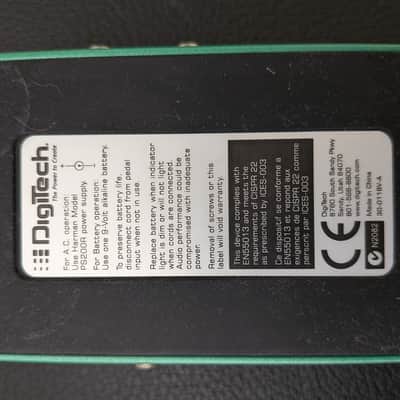 DigiTech X-Series Synth Wah Envelope Filter 2010s - Green image 2