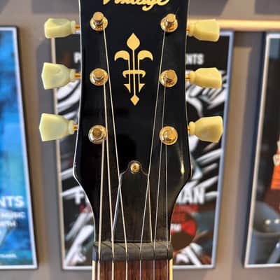 Vintage VS6-VW Reissued Series Double Cut with Gold Hardware 2010s - Vintage White image 9