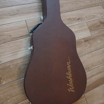 1999 Washburn   D-10Q Dreadnough - Quilted Sunburst image 13