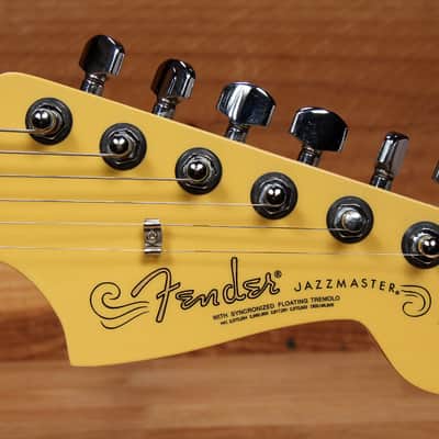 Fender Ltd 60th Anni Classic Jazzmaster Mustang Bridge Matched Head Blonde 42127 image 9
