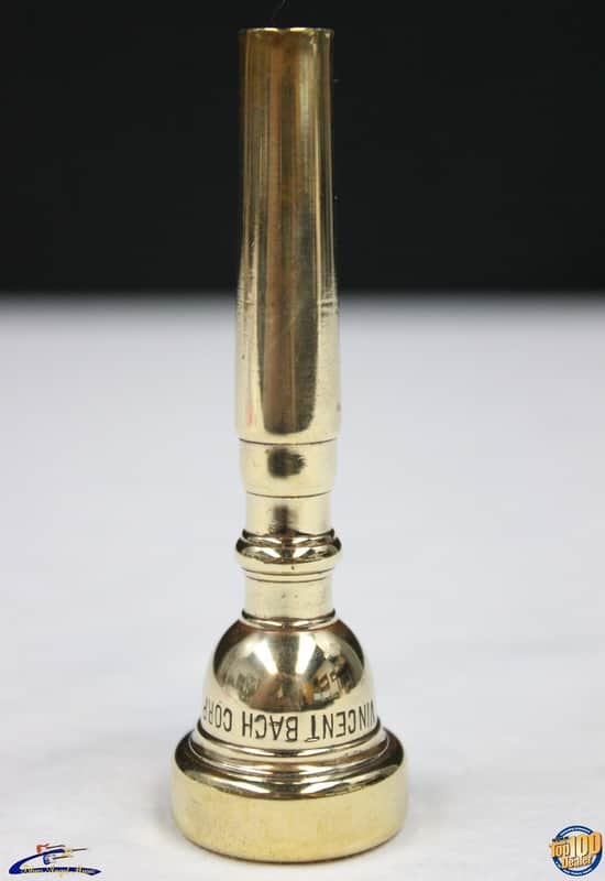 Vintage '60s Vincent Bach Corp 2C Trumpet Mouthpiece, Gold-Plated