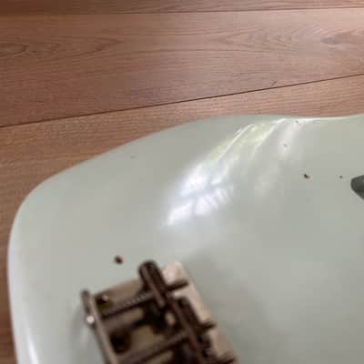Fender (MJT) Precision Bass Body (2025) - Vintage Aged Faded Sonic Blue image 6
