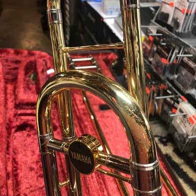 Yamaha YSL-882GO Xeno Open Wrap Trombone 2010s - Lacquered Brass image 4