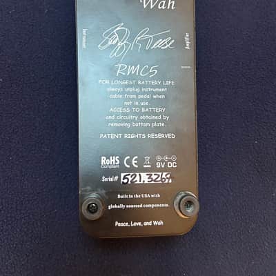 Real McCoy Custom RMC5 Wizard Wah 2000s - Black image 2