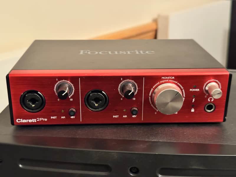 Focusrite Clarett 2Pre Thunderbolt Audio Interface | Reverb