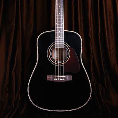 Barcelona Hancrafted Acoustic Guitar- Black Finish with Case image 1
