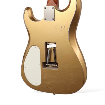 Fiam Guitars Mirari F5 2023 - Aztec Gold over Silver. By past Ronin Guitars luthier Izzy Lugo. NEW (Authorized Dealer) image 9