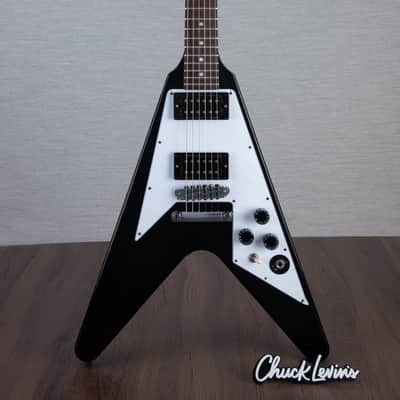 Gibson Custom Shop Kirk Hammet 1979 Flying V Electric Guitar - Ebony - #KH109 image 1