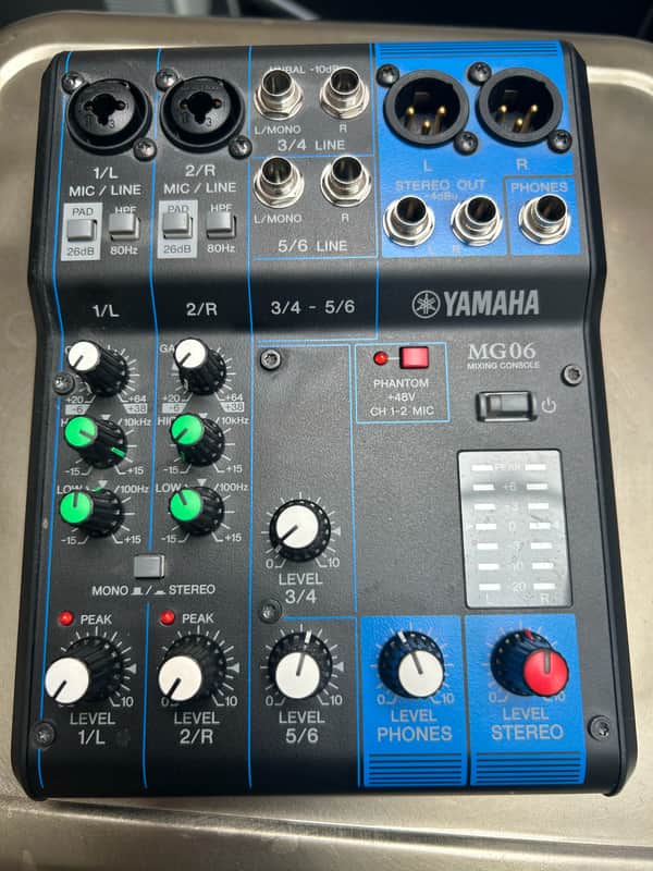 Yamaha MG06X 6 Channel Analog Mixer | Reverb UK