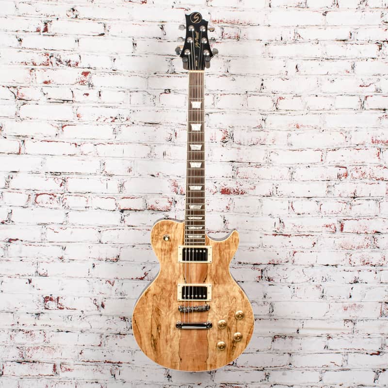 【極美品】Greg Bennett AV-5 エレキギター スポルテッドメイプル Greg Bennett グレッグベネット AV-5 Les Paul レスポールタイプ