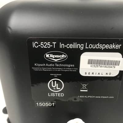 Klipsch IC-525-T 5.25” 2-Way In-Ceiling (Single) image 6