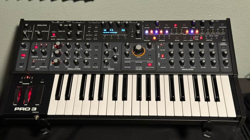 Sequential Pro 3 37-Key 3-Voice Monophonic / Paraphonic Synthesizer 2020 - Present - Black image 1