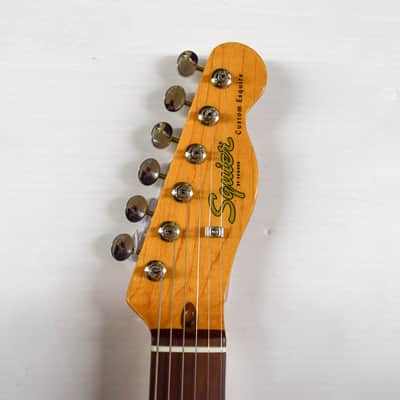 Squier Custom Esquire - Candy Apple Red image 8
