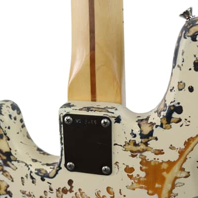 1993 Fender Custom Shop ‘50s P/J Precision Jazz Bass Olympic White Relic image 15