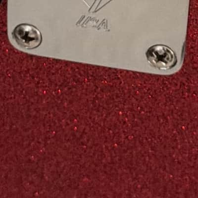 Fender Custom shop Telecaster 2003 - Double bound Red Sparkle image 3