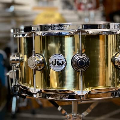 DW Collector’s Series 6.5x14 Polished Brass Snare Drum image 2