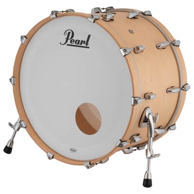 Pearl Masters Maple 24x14" Matte Natural Maple Premium Lacquer #111 Bass Kick Drum NO MOUNT | NEW | Authorized Dealer image 2