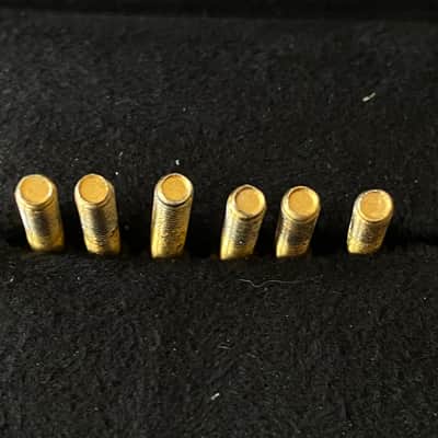 12 Gold Phillister heads Polepieces screws 1959 Gibson Humbucking PAF image 7