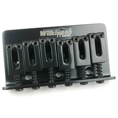 Wilkinson WOF01 Hardtail Bridge for Stratocasters - Black (Fast Free US Shipping!) image 1