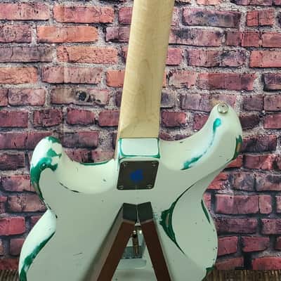 Gaylord Guitars Custom Shop Hummer 2026 - Snow White over Green Machine Metallic image 9