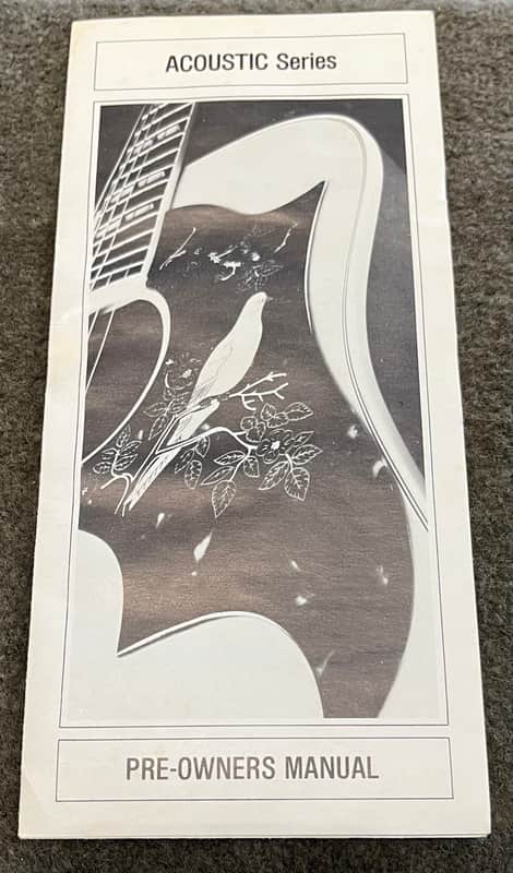 Gibson Acoustic Series Brochure 1980’s image 1