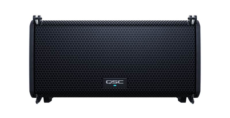 QSC LA 108 1300W Active 8" Line Array Loudspeaker 2024 - BLACK image 1
