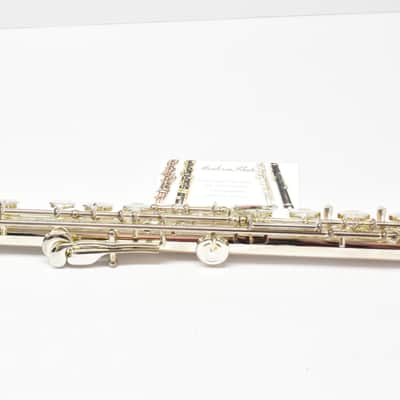 Mint Jupiter diMedici 911 Semi-Pro Flute by Altus Sterling D6 Head w/ Open Hole Offset G Split E & B Foot Like New image 12