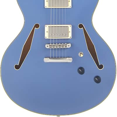 D'Angelico DAEDCTSLBSNS EXCEL DC TOUR Double Cutaway Semi-Hollow Body 3 Piece Maple/Walnut/Maple Neck 6-String Electric Guitar w/Gig Bag image 5