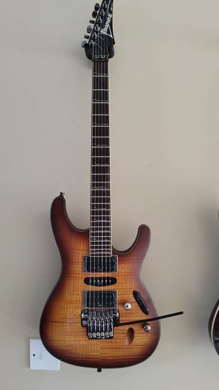 Ibanez S770FM Antique Burst Flat | Reverb