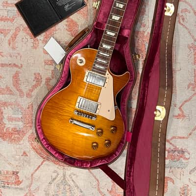 2014 Gibson Custom Shop Les Paul 1959 Reissue r9 - Sunrise Teaburst VOS image 2