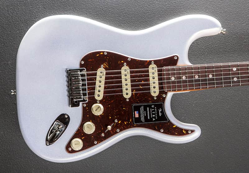 Fender American Ultra Stratocaster - Arctic Pearl w/Rosewood image 1