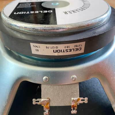 Pair of Celestion T3760 G12T-75 12" 75-Watt 16 Ohm Speakers 2003  - Marshall JCM2000 spec image 4