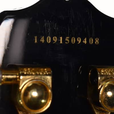 Epiphone Les Paul Custom Pro 2014 Electric Guitar – Used 2014 - Ebony Gloss Finish image 9