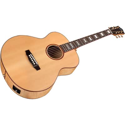 Guild Jumbo Junior Reserve Maple Acoustic-Electric Guitar Regular Natural image 8
