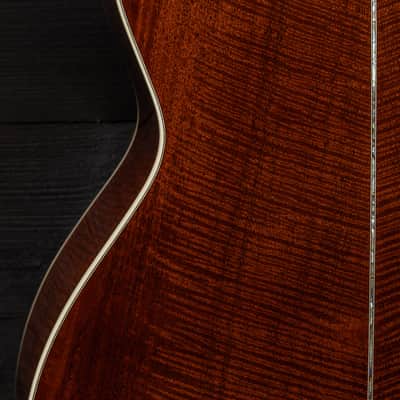 Santa Cruz Custom OM Fiddleback Mahogany / Old Growth Sitka Acoustic Guitar image 8