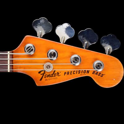 Fender Precision Bass 1981 - Cherry Sunburst image 7