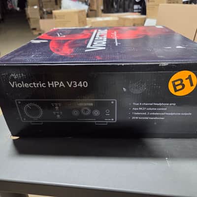 Violectric V340 Balanced Headphone Amplifier With Pre-amp Function (B-Stock) image 2