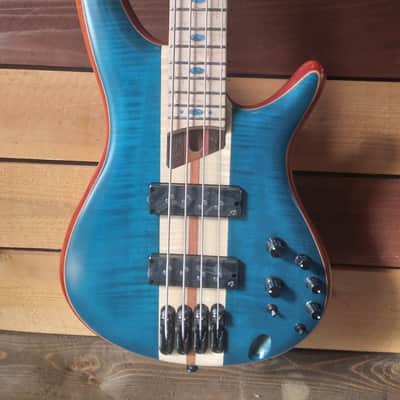 Ibanez - SR1420B | Premium SR Series Four String Bass / Caribbean Green Low Gloss image 2