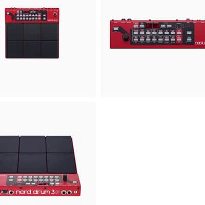 Nord Drum 3P 6-Channel Modeling Percussion Synthesizer 2016 - Present - Red image 2