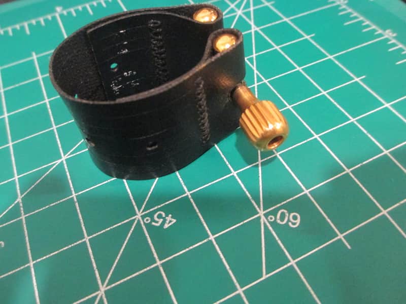 Rovner Dark 3RL bass clarinet ligature (without mouthpiece cap) image 1