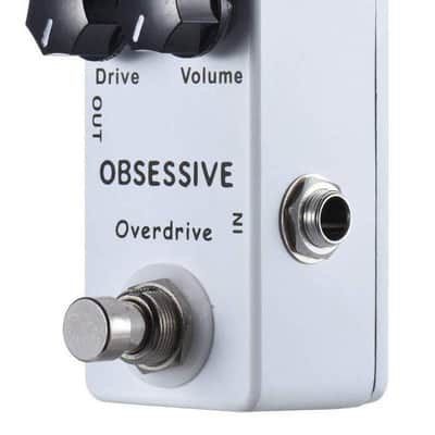 Mini Obsessive Overdrive Effect Pedal with True Bypass Switch (Price includes the import duty for US buyer) image 2