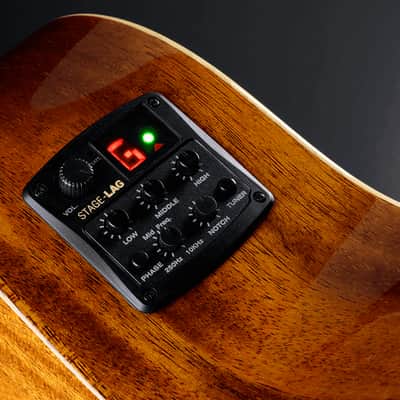 LAG T88ACE Tramontane 88 Auditorium Cutaway Acoustic Electric Natural image 7