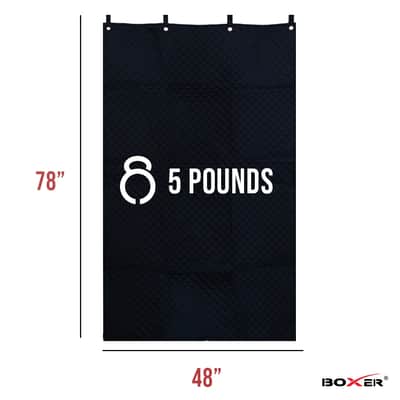 Studio Sound Dampening Blanket 48” x 78” – Heavy Duty Acoustic Sound Barrier w/ Grommets, Quilted Noise Control Blanket for Recording, Podcast, Door & Window Soundproofing image 2