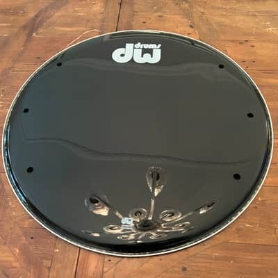 ** Unused ** DW Vented Resonant Black Bass Drum Head - 22" (DRDHGB22K) image 1