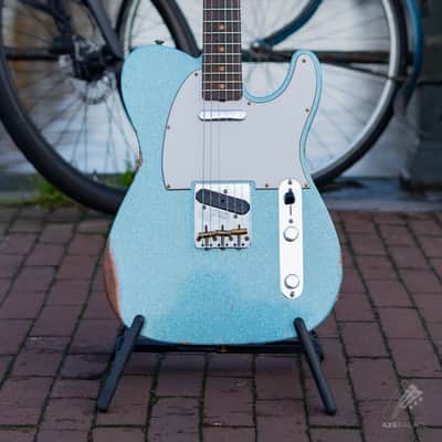 Fender Custom Shop Telecaster '61 Reissue Aged Daphne Blue Sparkle image 4