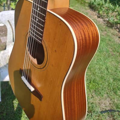 Hofner Dreadnought 1970's-80s - Natural mahogany image 11