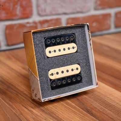 Bare Knuckle Painkiller Set with Aged Reverse Zebra Bobbins w/Black Bolts 53mm Trem Spacing image 1