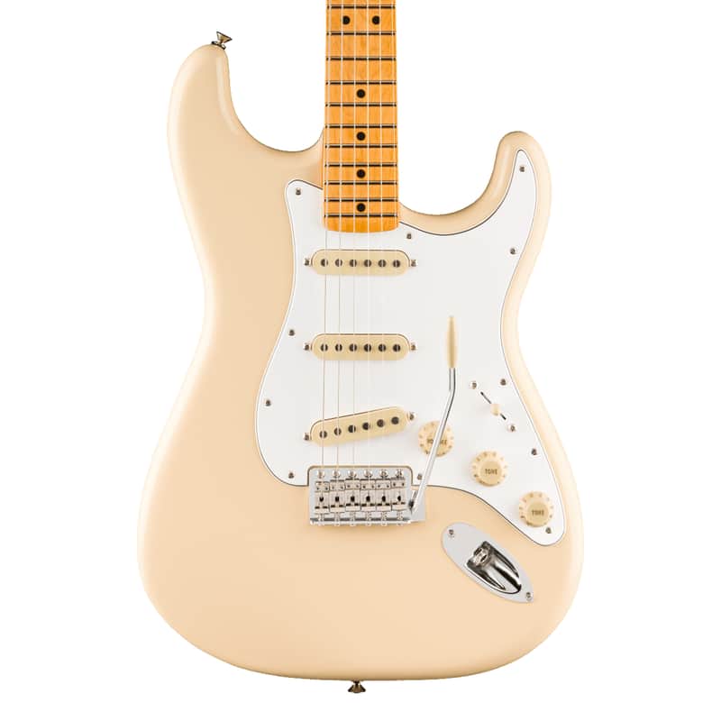 Used Fender Jimi Hendrix Signature Stratocaster - Olympic White w/ Maple FB image 1