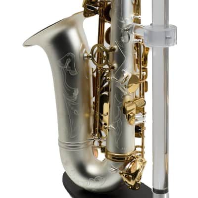 Antigua Winds Model AS4248SQ 'Powerbell' Alto Saxophone in Satin Silver image 15