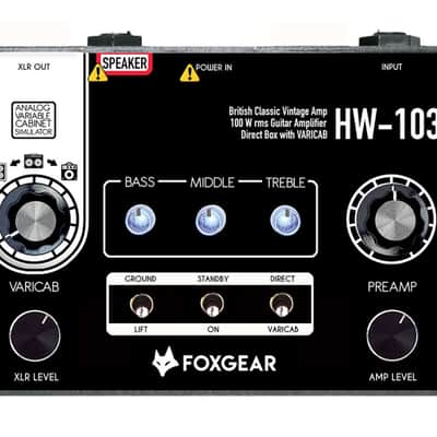 Foxgear HW-103 100W British Classic Guitar amplifier image 2